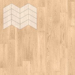 Паркет Елка Французская Lab Arte Chevron Дуб Селект Блонд лак 400/313х150х14/3/60°