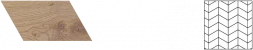 Французская елка 60⁰ COSWICK Дуб Песочный 1192-4823-20