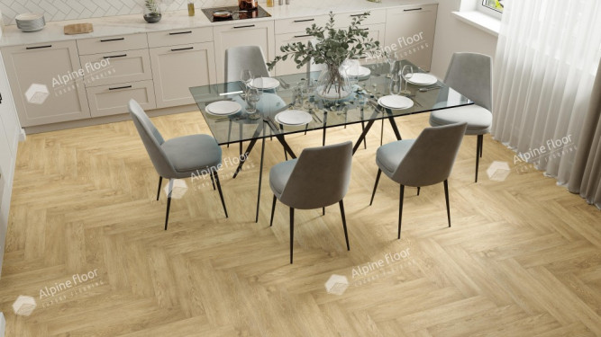LVT плитка Alpine Floor Дуб Ваниль Селект ЕСО 16-3