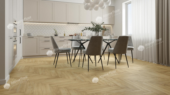 LVT плитка Alpine Floor Дуб Ваниль Селект ЕСО 16-3