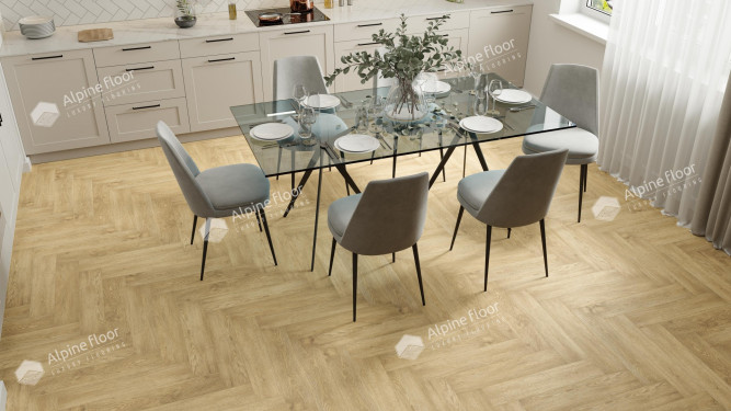 LVT плитка Alpine Floor Дуб Ваниль Селект ЕСО 16-3