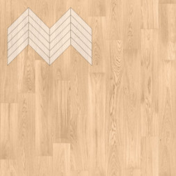 Паркет Елка Французская Lab Arte Chevron Дуб Рустик Блонд лак 600/510х90х14/3,5/45°