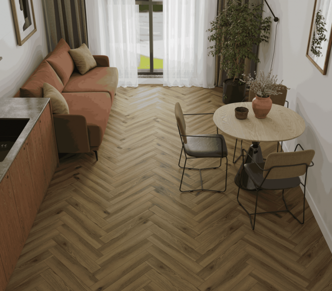 Ламинат Norland Herringbone Elegant Strong LF304-40 Дуб Лира