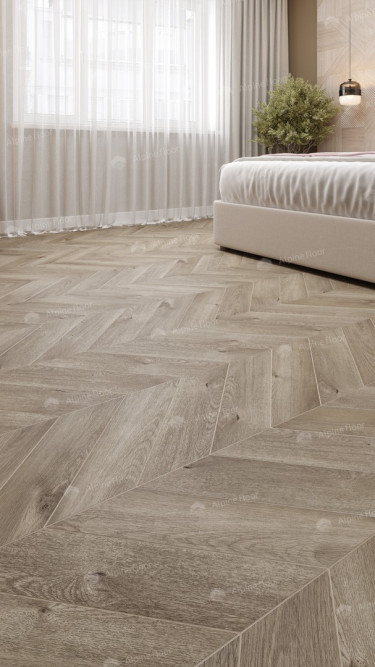 LVT плитка Alpine Floor Дуб Натуральный Отбеленный Chevron ECO 20-3