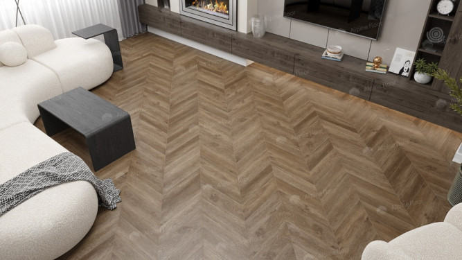 LVT плитка Alpine Floor Макадамия Chevron ECO 20-5