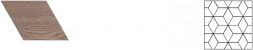 Мозаичный паркет COSWICK Дуб Серый шпинель 1197-1867-10