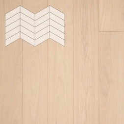 Паркет Елка Французская Lab Arte Chevron Дуб Селект Лана лак 400/337х110х14/3/60°
