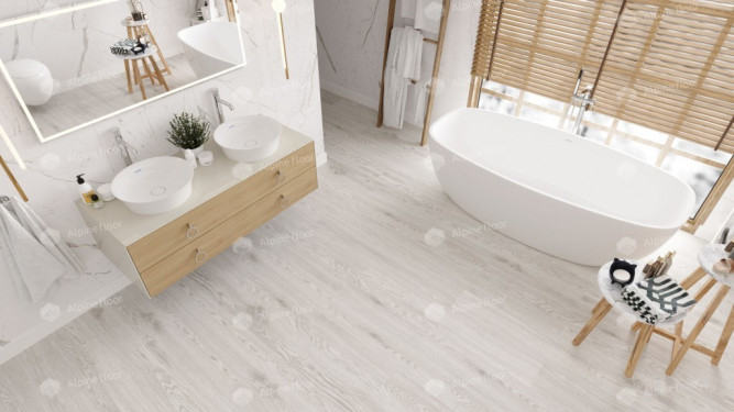 LVT плитка Alpine Floor Дуб Арктик ЕСО 3-1