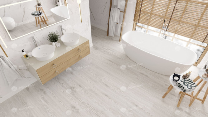 LVT плитка Alpine Floor Дуб Арктик ЕСО 3-1