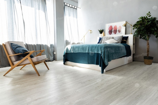 LVT плитка Alpine Floor Дуб Арктик ЕСО 3-1