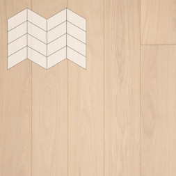 Паркет Елка Французская Lab Arte Chevron Дуб Селект Лана лак 400/313х150х14/3/60°