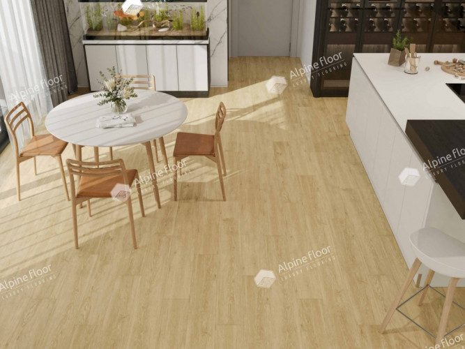 LVT плитка Alpine Floor Дуб Кремовый ЕСО 3-23