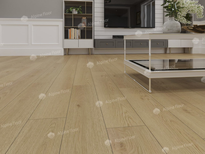 LVT плитка Alpine Floor Дуб Марципановый ЕСО 3-37