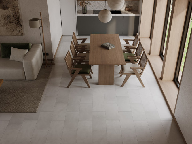 Ламинат Alpine Floor Stone mood LF402-06 Белый бетон