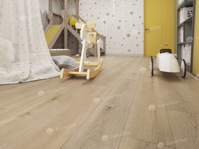 LVT плитка Alpine Floor Дуб Миндальный ЕСО 3-27