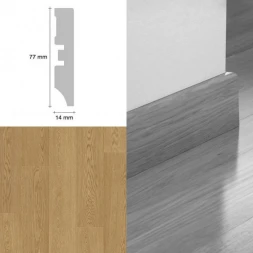 Плинтус прямой Pergo PGPSK04295 Дуб вековой теплый натуральный (14*77*2400)