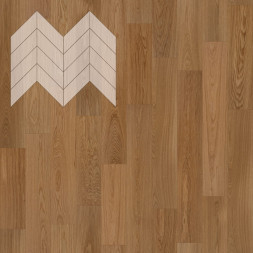 Паркет Елка Французская Lab Arte Chevron Дуб Селект Гридж лак 600/450х150х14/3/45°
