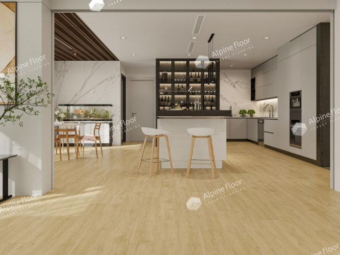 LVT плитка Alpine Floor Дуб Кремовый ЕСО 5-23