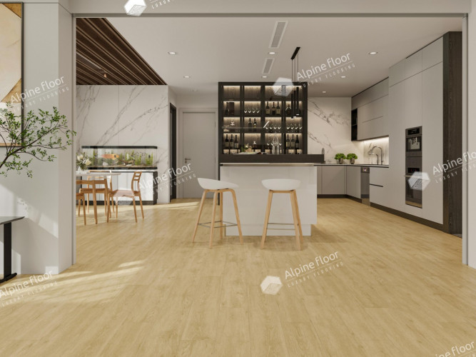 LVT плитка Alpine Floor Дуб Кремовый ЕСО 5-23