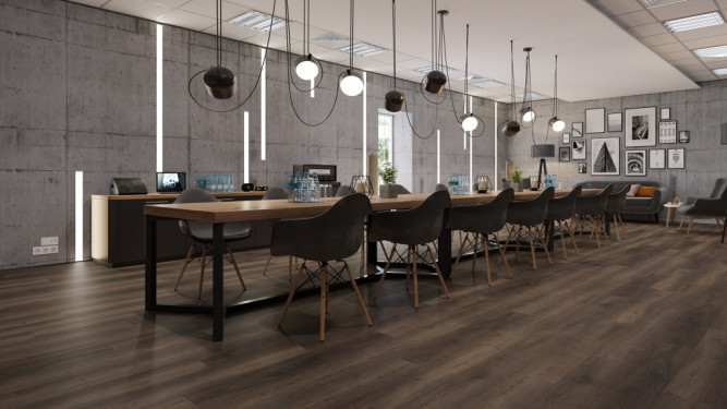 LVT плитка Alpine Floor Дуб Левитан ЕСО 3-43