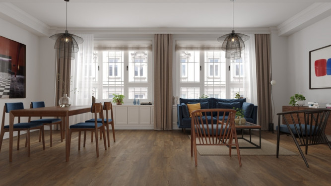 LVT плитка Alpine Floor Дуб Гоен ЕСО 3-45