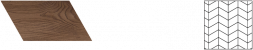 Французская елка 60⁰ COSWICK Дуб Эльтон 1183-4248-10