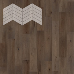 Паркет Елка Французская Lab Arte Chevron Дуб Рустик Кайт лак 400/328х125х14/3/60°