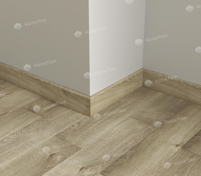 Напольный плинтус Alpine Floor Дуб Натуральный Отбеленный SK 13-5