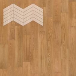 Паркет Елка Французская Lab Arte Chevron Дуб Рустик Хармони лак 400/348х90х14/3/60°