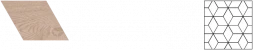 Мозаичный паркет COSWICK Дуб Титановый буфф рустикальный 1193-3831-20