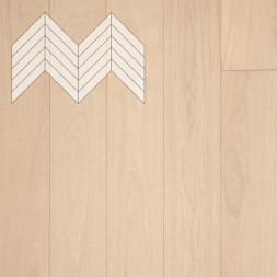 Паркет Елка Французская Lab Arte Chevron Дуб Селект Лана лак 600/510х90х14/3,5/45°