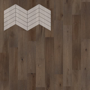 Паркет Елка Французская Lab Arte Chevron Дуб Рустик Тибальт лак 400/328х125х14/3/60°