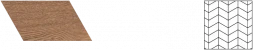 Французская елка 60⁰ COSWICK Дуб Соломенный 1183-4841-20