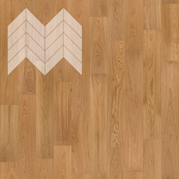 Паркет Елка Французская Lab Arte Chevron Дуб Натур лак 620/480х140х14/3,5/45°