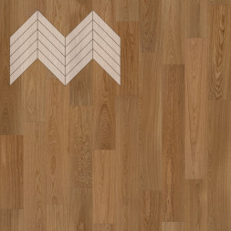 Паркет Елка Французская Lab Arte Chevron Дуб Селект Гридж лак 600/510х90х14/3,5/45°