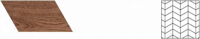 Французская елка 60⁰ COSWICK Дуб Миндальный 1192-1854-10