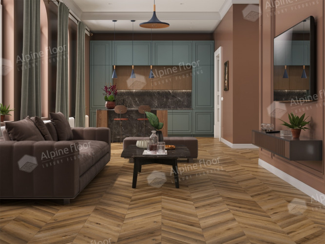 Ламинат Alpine Floor Chevron Art LF109-04 Дуб Килиманджаро